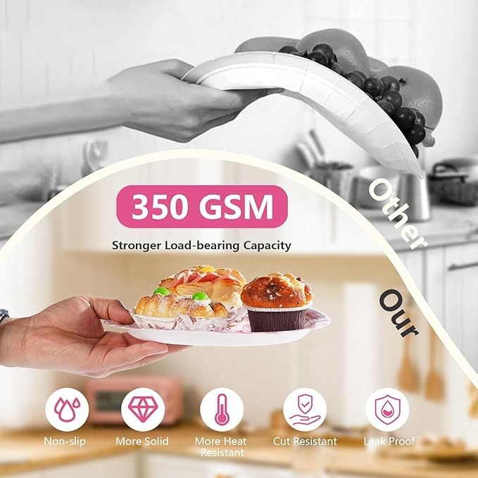 96 Pcs BBQ Baby Shower Decorations It's A BabyQ Paper Plates and Napkins Disposable Pink Gingham Baby Q Party Tableware Set for Girls Barbecue Baby Shower Gender Reveal Picnic Party Supplies Serves 24