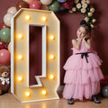 imprsv 4FT Marquee Letters Large Light Up Letters for Birthday Party Decor Wedding Decorations, Marquee Q for Party Decoration Large Signs Arch Kit Decorations