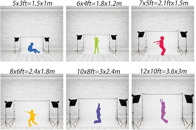 AIIKES 12x10ft Rainbow Stage Photography Backdrop1980s Colorful Disco Backdrop Rock Music Glow Neon Dance Birthday Party Decorations Backdrop XY142
