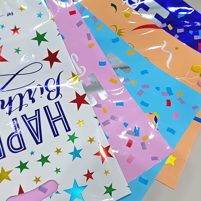 Saizone 25pcs Happy Birthday Goody Bags - Party Favors for Kids & Girls & Boys