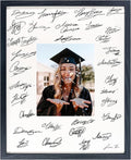 GraduatePro 16x20 Signature Picture Frame Board for 8x10 Photo with Signable Mat for Birthday Party Graduation Wedding Guest Book