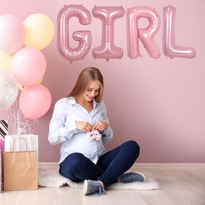 Pink Letter D Balloons,40 Inch Balloons Letter D Mylar Helium Large Pink D Balloon for Birthday Party Anniversary Decorations