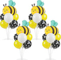 4 Sets Bee Baby Shower Party Balloons Stand Kit With Bumble Bee Foil Balloons Yellow Black White Honey Party Balloon Centerpiece for Tables for Gender Reveal Sweet As CanBee Birthday Decorations