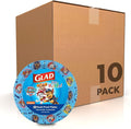 Glad for Kids Paw Patrol Disposable Paper Plates, Heavy Duty Soak Proof Microwavable Kids Plates for Parties, Birthdays, and Everyday Meals, Core Pups Blue, 8.5 Inch, 20 Count - 10 Pack