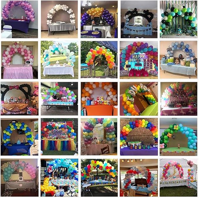 LANGXUN 12ft Table Balloon Arch Stand Kit for Party Decorations, Arco de Globos Para Mesa for Birthday Wedding Graduation Easter Engagement Decor Baby Shower Party Supplies