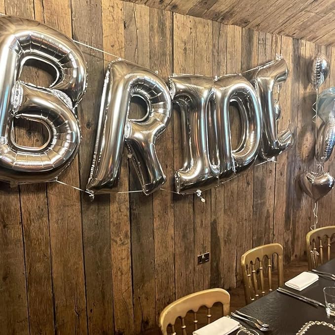 Silver Letter I Balloons 40 inch Large Alphabet I Balloons Silver Helium Foil Letter Balloon Banner for Birthday Party Anniversary Wedding Decoration
