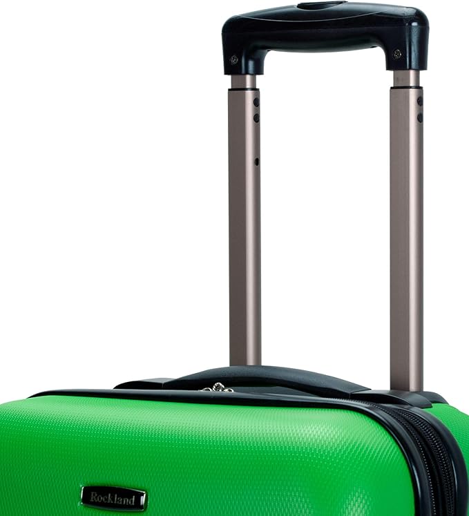 Rockland Melbourne Hardside Expandable Spinner Wheel Luggage, Carry-On 20", Green