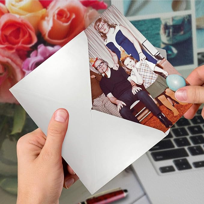 NobleWorks - 1 Happy Birthday Card with Envelope - Funny Photos, Birthday Humor Notecard - Family Party C6417BDG-US