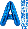40 Inch Blue Letter A Balloons Alphabet A Letter Balloons Foil Mylar Big Letter Balloons for Birthday Party Anniversary New Year Graduation Wedding Decorations
