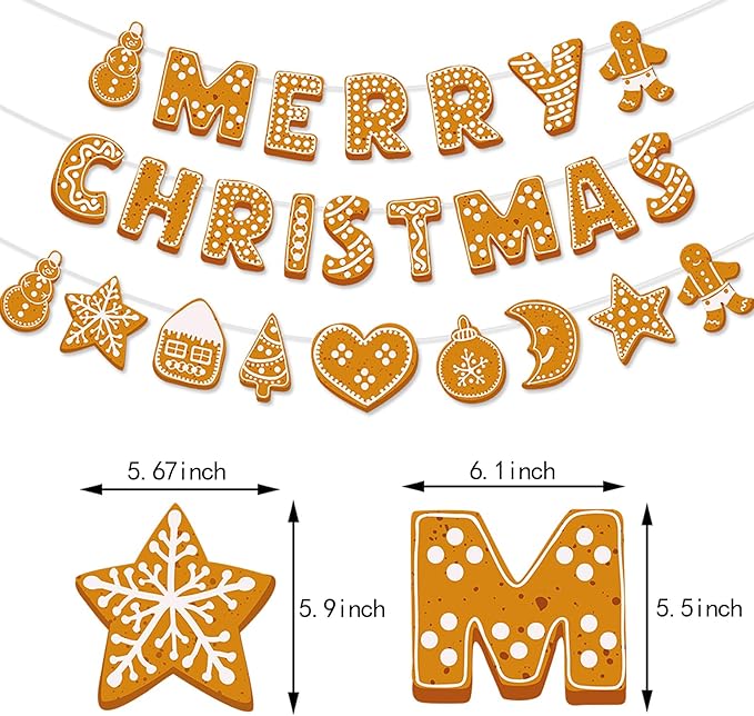Merry-Christmas Holiday Party-Decorations Wall-Window Banners - 2pcs Fireplace Happy New Year Birthday Paper Streamers, Hanging Backdrop Decor Lasting Surprise