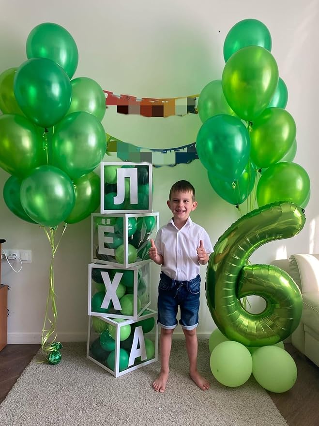 40 Inch Balloons Number, Dark Green Balloons for Birthday Party Decoration, Foil Number 0 Ballon for 0, 10, 20, 100, 2026 Celebration, Birthday, Baby Shower, Anniversary Decor