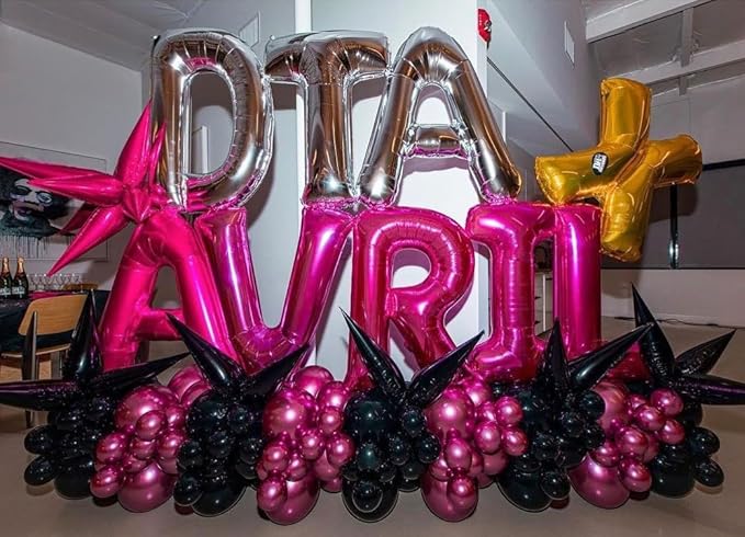 Silver Letter T Balloons 40 inch Large Alphabet T Balloons Silver Helium Foil Letter Balloon Banner for Birthday Party Anniversary Wedding Decoration
