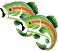 Set of 2 Rainbow Trout 29" Foil Fishing Balloons Party Decoration
