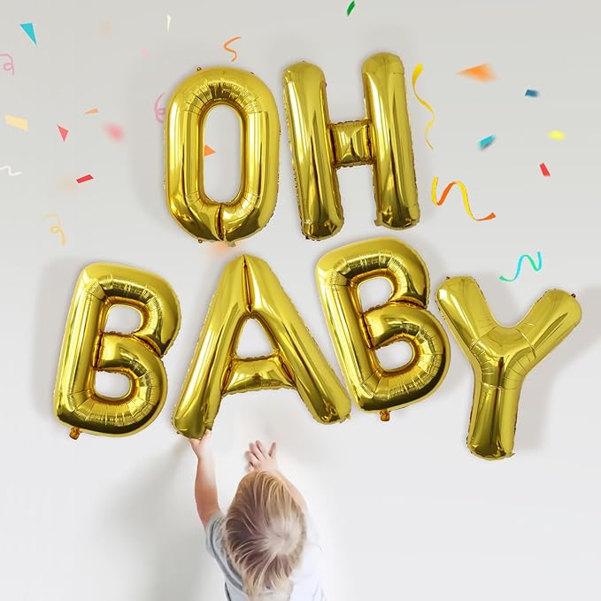 Letter Balloons Gold Party Balloon - 40 Inch Large Gold Letter O Balloon, Letter Balloon Birthday Decorations, Balloon for Women Men Anniversary Party Decorations Supplies
