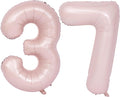 40 In Matte Pink Number Balloons Helium Foil Mylar Balloon Birthday Party banquet Decoration Digital 37