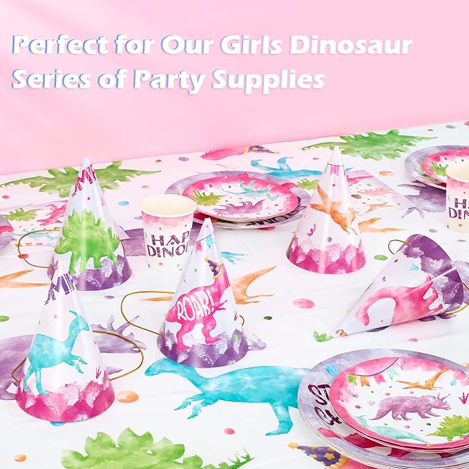 WERNNSAI Birthday Party Hats - 12 Pcs Birthday Party Supplies Cone Hat Headbands Colorful Paper Party Hats for Kids
