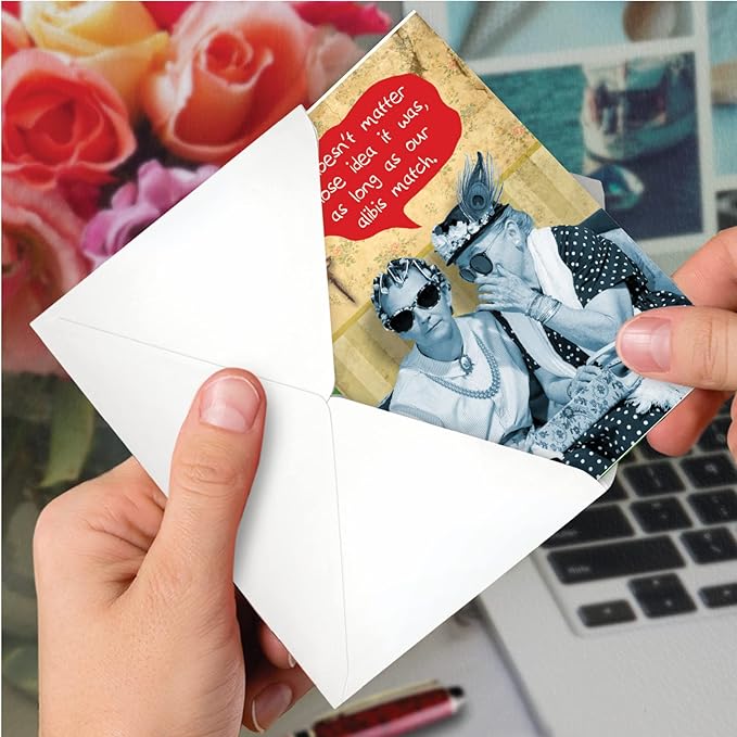NobleWorks - Pack of 3 Hilarious Birthday Greeting Cards with Envelopes (1 Designs, 3 Each) - Matching Alibis C3537BDG-C3x1