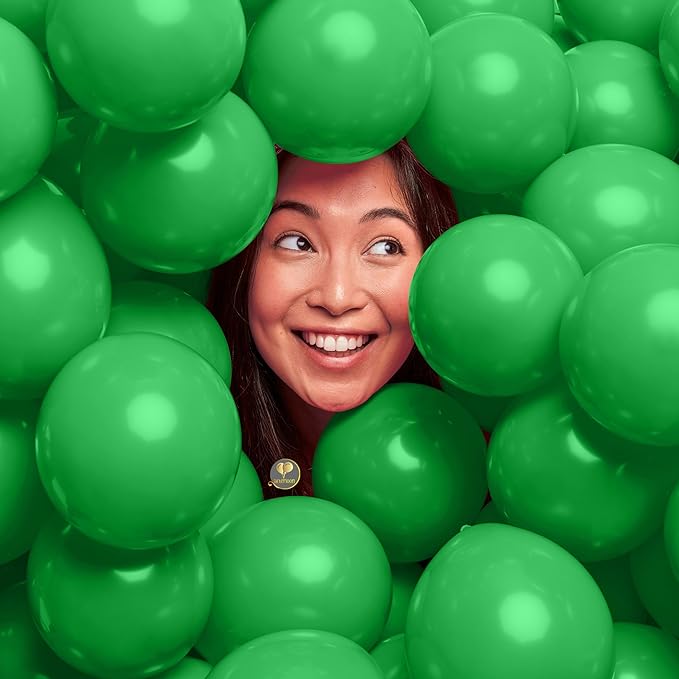 AFTERLOON® Biodegradable Mini Balloons 50 pcs Olive Green 5 Inch, Matte Color Thickened Extra Strong Latex Helium Float, Baby Shower Gender Reveal Garland Arch Wedding Birthday Party Decorations