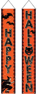 Beistle 6' Fabric Vintage Halloween Decorations Door Panel Set, Indoor/Outdoor Use, Celebrating With You Since 1900