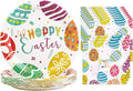 40 Pack Easter Plates and Napkins Party Supplies Set, Easter Egg Disposable Paper Dinner Plates and Napkins for Spring Party Supplies Decorations Serves 20 Guests