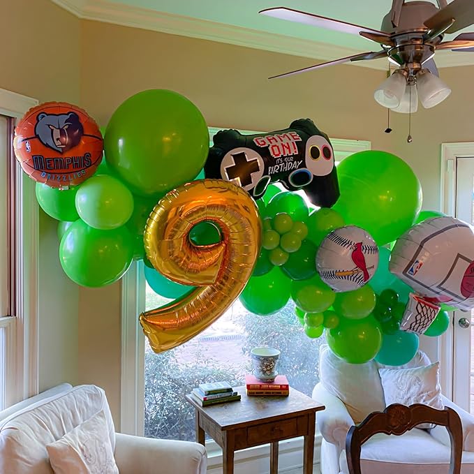 110pcs Green Balloons 12inch Green Latex Party Balloons for Graduation, Wedding, Birthday, Christmas, Baby Shower, Anniversary Party Decorations