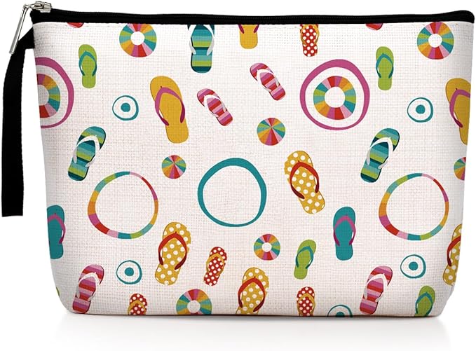 Beach Gifts for Women Beach Accessories Makeup Bag, Cute Birthday Gifts for Women Cruise Gifts for Girls Cosmetic Bag Sunscreen Bags