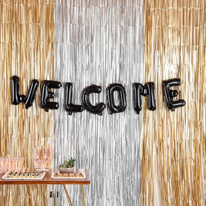 Restaurantware-Balloonify 16 Inch Letter Balloon, 1 Alphabet Party Balloon - Letter O, Self-Sealing, Black Foil Mylar Finish, Hanging Loop, Decoration For Birthday, Wedding, Or Graduation