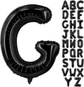 Lovoir 40 Inch Large Black Letter G Balloons Big Size Jumbo Mylar Foil Helium Balloon for Birthday Party Celebration Decorations Alphabet Black G