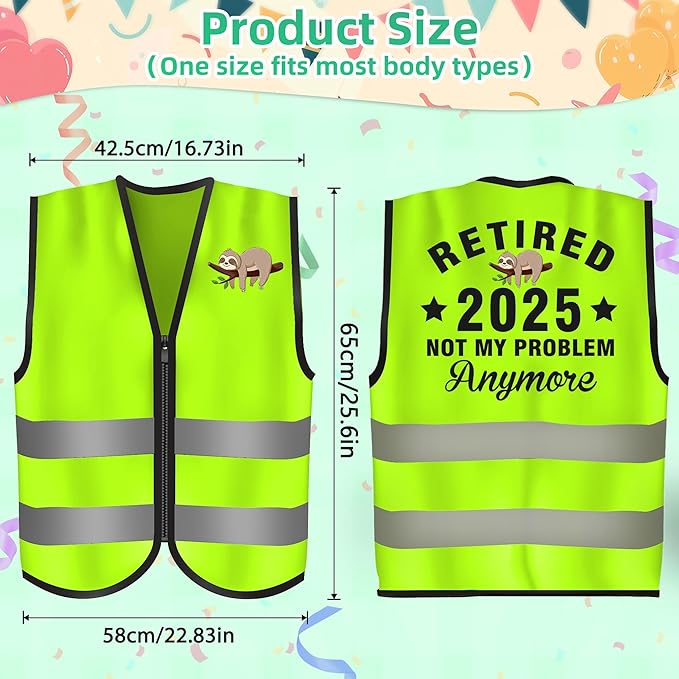 Retirement Gifts for Men - Retirement Party Decorations Vests Funny Personalised Gifts for Older Man Women 2025 Happy Retirement Presents for Old Men farewell gift for colleagues