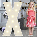 3FT Marquee Light Up Letters X, Big Marquee Letter for Baby Shower Birthday Engagement Wedding Marry Me Party Decor