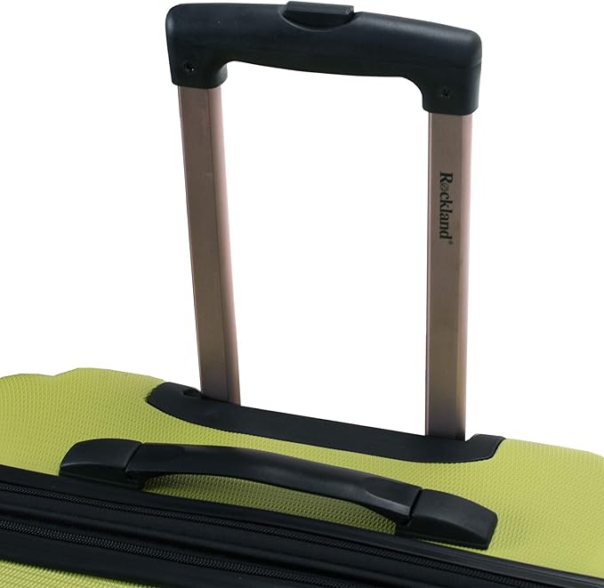 Rockland Melbourne Hardside 3 Piece Expandable Spinner Wheel Luggage Set, (20"/24"/28"), Lime