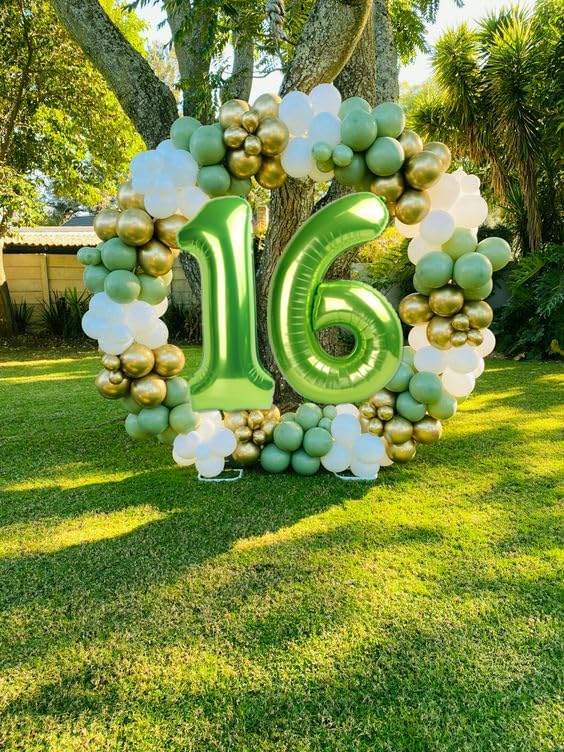 Number Balloons 1, 40 Inch One Balloons for 1st Birthday Girl Boy 1 11 21 Party Decorations Baby Shower Photo Shoot, Light Green 1 Balloon