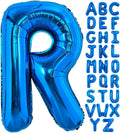 40 Inch Blue Letter R Balloons Alphabet R Letter Balloons Foil Mylar Big Letter Balloons for Birthday Party Anniversary New Year Graduation Wedding Decorations