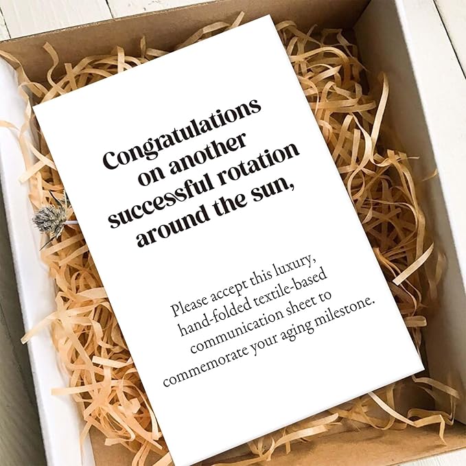Funny Astronomy Birthday Card for Woman Man, Snarky Getting Older Birthday Card for Science Lover, Humorous Bday Gift for 40th 50th 60th