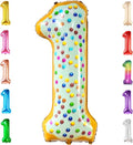 KatchOn, Giant One Donut Balloon - 40 Inch | Donut 1 Balloon for First Birthday | Sweet One Party Decorations | Number 1 Balloon, | Anniversary Decorations Supplies