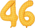 40-Inch Large Number Balloon Toy Inspired Story Matte Yellow Birthday Balloon Western Rodeo Party Supplies Boy Girl Story Anniversary Kids Birthday Party Cowboy Farm Themed Baby Welcome Decorations