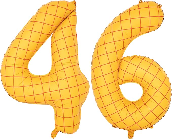40-Inch Large Number Balloon Toy Inspired Story Matte Yellow Birthday Balloon Western Rodeo Party Supplies Boy Girl Story Anniversary Kids Birthday Party Cowboy Farm Themed Baby Welcome Decorations