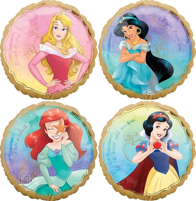 Princess Theme 3rd Birthday Party Supplies 8 Princesses Balloon Bouquet Decorations