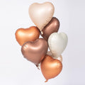 18 Inch Heart Balloons Foil Mylar Helium Balloons for Birthday Party Wedding Decorations Valentines Day Engagement Celebration Holiday Show Decorations (LOVE 8 Pcs)