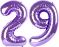 Foil 40 Inch Big Purple 29 92 Balloon Number, Giant Happy 29 92 Birthday Party Supplies, Large 29 92 Balloons Anniversary Party Engagement Decorations