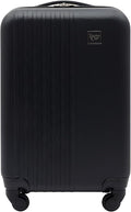 Travelers Club Cosmo Luggage, Black-20, 20-Inch