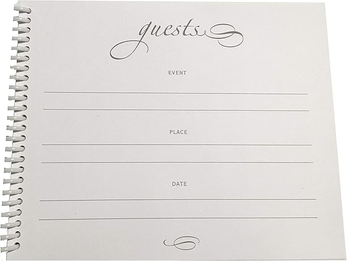 Hortense B. Hewitt Wedding Anniversary Guest Book, 50th Anniversary Flourish, 7.5" x 5.75"
