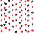 Patelai Glitter Star Garland Banner 2026 Graduation Decor 130 Feet Star Hanging Banner Twinkle Backdrop for Party Birthday Classroom Wedding Supplies(Red,Black)