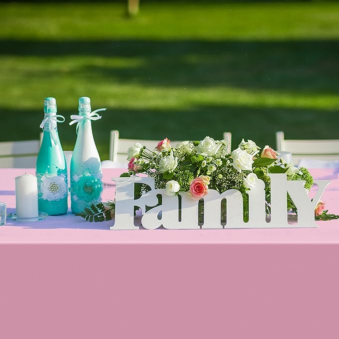 6Pcs Light Pink Tablecloth,Disposable Plastic Tablecloths,Waterproof Pink Rectangle Table Cover for Graduation Birthdays Weddings Anniversary Party Decorations,54 x 108 Inch