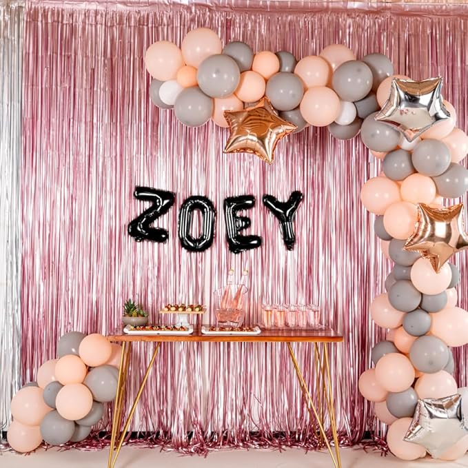 Restaurantware-Balloonify 16 Inch Letter Balloon, 1 Alphabet Party Balloon - Letter Z, Self-Sealing, Black Foil Mylar Finish, Hanging Loop, Decoration For Birthday, Wedding, Or Graduation
