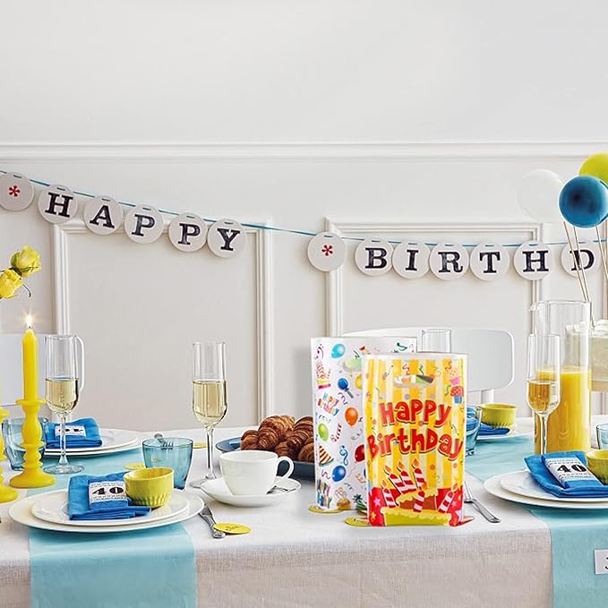 25 Pcs Kids Party Favors - Birthday Goodie Candy Bags, Bolsitas Bolsas para Dulces de Cumpleaos, Loot Bags