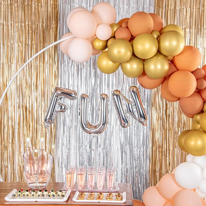 Restaurantware-Balloonify 16 Inch Letter Balloon, 1 Alphabet Party Balloon - Letter U, Self-Sealing, Silver Foil Mylar Finish, Hanging Loop, Decoration For Birthday, Wedding, Or Graduation