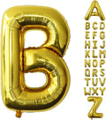 Letter Balloons Gold Party Balloon - 40 Inch Large Gold Letter B Balloon, Letter Balloon Birthday Decorations, Balloon for Women Men Anniversary Party Decorations Supplies