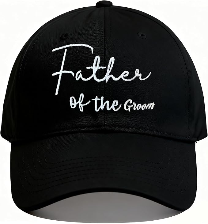 Adjustable Embroidered Hat for Bridal Shower Wedding Engagement Anniversary Honeymoon Newlyweds Couples Gifts