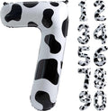 Cow Print Balloon Birthday Decorations Supplies,40 inch Number 7 Balloon | Cowgirl Theme Number Balloons for 7st Birthday Party | Farm Barn Decor for kids
